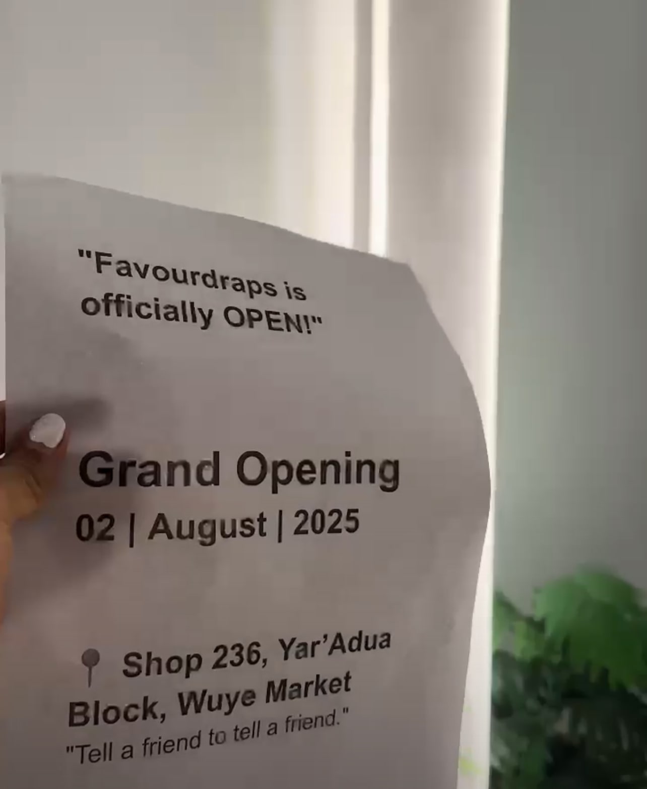 Store Opening